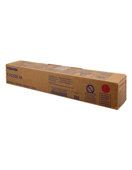 TONER MAGENTA PER e-STUDIO2555-3055-3555-4555-5055CSE T-FC50EM 6AJ00000300 TOSHIBA PRODOTTI PER FOTOCOPIATORI
