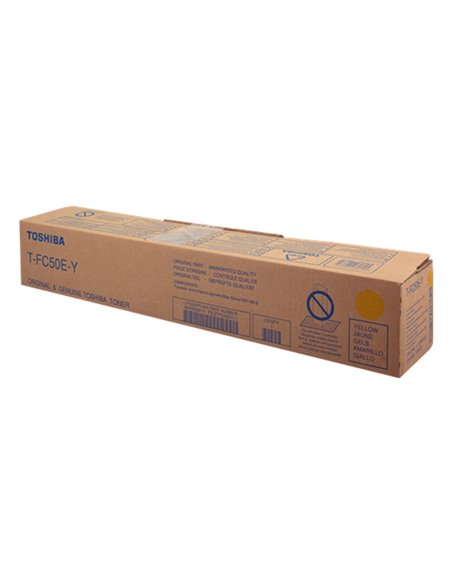 TONER GIALLO PER e-STUDIO2555-3055-3555-4555-5055CSE T-FC50EY 6AJ00000299 TOSHIBA PRODOTTI PER FOTOCOPIATORI
