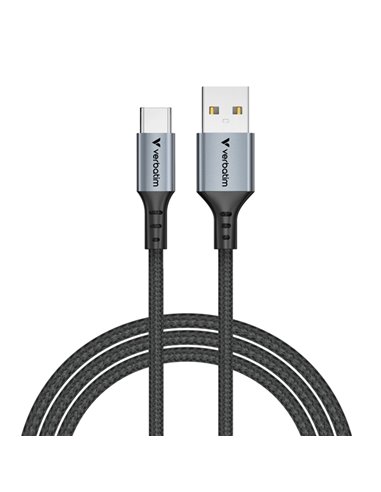 Verbatim Cavo di sincronizzazione e ricarica da USB-A a USB-C_18W_120 cm 31843 VERBATIM ADATTATORI-CAVI-ORGANIZZACAVI