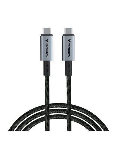 Verbatim Cavo di sincronizzazione e ricarica USB-C ® a USB-C_240W_40Gbps_ 120 cm 31847 VERBATIM ADATTATORI-CAVI-ORGANIZZACAVI