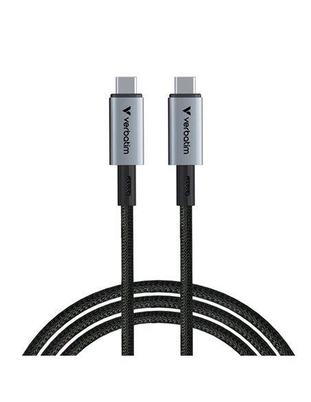 Verbatim Cavo di sincronizzazione e ricarica USB-C ® a USB-C_240W_40Gbps_ 120 cm 31847 VERBATIM ADATTATORI-CAVI-ORGANIZZACAVI