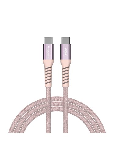 Verbatim Cavo Magnetico Sync Charge USB-C to USB-C 60W  120 cm_Rosa 38153