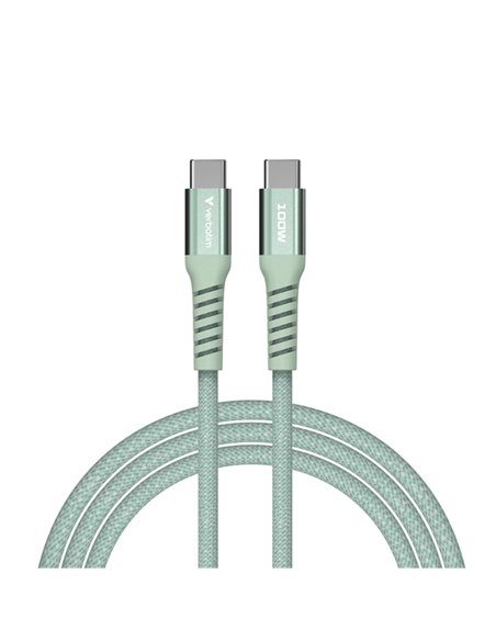 Verbatim Cavo Magnetico Sync  Charge USB-C to USB-C 100W  120 cm_Verde 31855