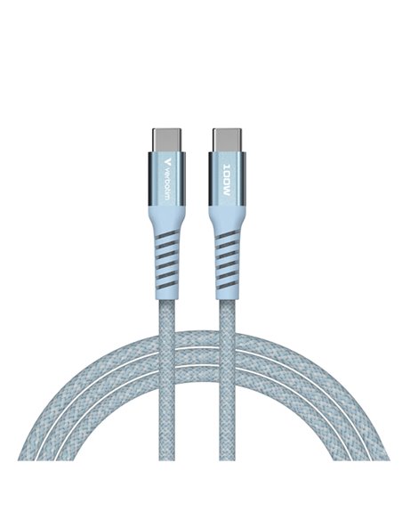 Verbatim Cavo Magnetico Sync Charge USB-C to USB-C 100W  120 cm_Blu 31856