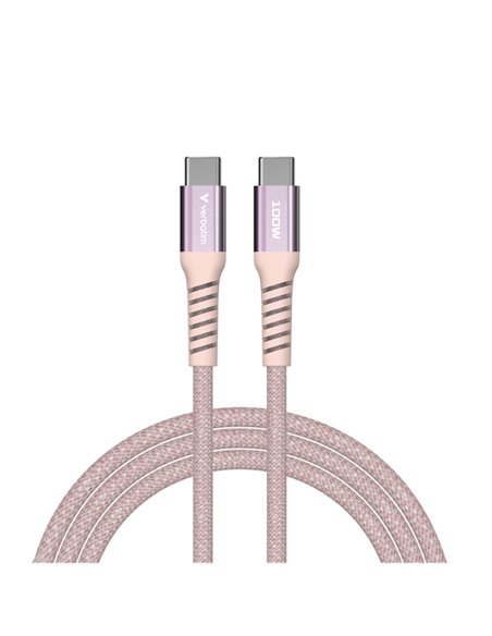Verbatim Cavo Magnetico Sync  Charge USB-C to USB-C 100W  120 cm_Rosa 31857