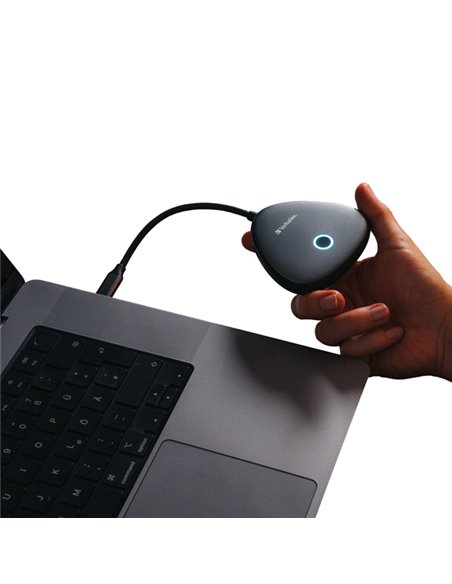 Verbatim Share My Screen 4K_USB-C Wireless Display adapter con Hub WDA-02 32147