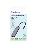 Verbatim USB-C Pro Multiport Hub 8 Port CMH-08 32151