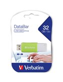 Verbatim V DataBar USB 2.0 Drive Verde 32GB 49454