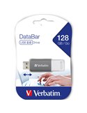 Verbatim V DataBar USB 2.0 Drive Grigio 128GB 49456