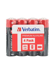 Verbatim 4 PILE AA ALKALINE STILO 49501 VERBATIM PILE