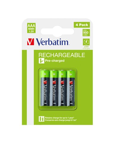 Verbatim 4 Batterie AAA 4 PACK / HR03 49514
