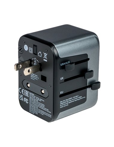 Adattatore da viaggio Verbatim UTA-03 PD30W / QC / 2xUSB / 2xType-C 49545