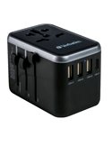 Adattatore da viaggio UTA-04 PD61W / QC / 3xUSB / 2xType-C Verbatim 49546