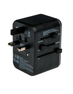 Adattatore da viaggio UTA-04 PD61W / QC / 3xUSB / 2xType-C Verbatim 49546 2