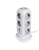 Torre di Alimentazione Multi-Spina EUPT-01 con 2 x USB-C / 2 x USB-A Verbatim 49547