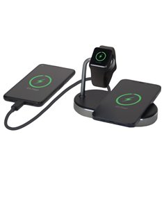 Verbatim Supporto di ricarica 3-in-1 WCS-02 Ricarica via cavo e wireless 49556 2