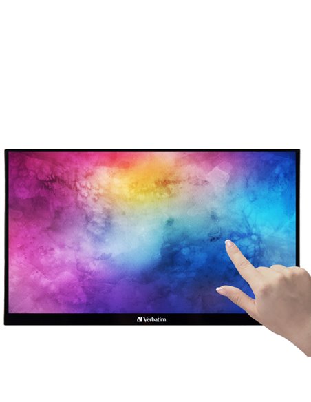Verbatim Monitor Portatile 17" Touchscreen Full HD 1080p 49593