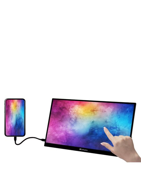 Verbatim Monitor Portatile 17" Touchscreen Full HD 1080p 49593