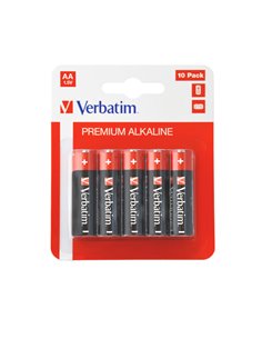 BLISTER 10 PILE AA ALKALINE 49875 VERBATIM PILE