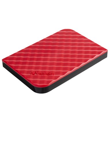 UBS PORTATILE STORE 'N' GO 1TB USB 3.0 RED (9.5MM DRIVE) 53203 VERBATIM HARD-DISK ESTERNI