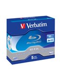 SCATOLA 5 DVD BLU RAY BD-R SL 50GB 6X SPINDLE MABL WHITE/BLU 43748