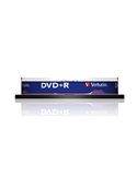 SCATOLA 10 DVD+R SPIND MATT 16X 4.7GB SILVER DLP 43498