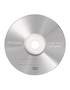 SCATOLA 5 DVD-R JEWEL CASE 16X 4.7GB 120MIN. SERIGRAFATO 43519 VERBATIM CD/DVD/BLU-RAY 2