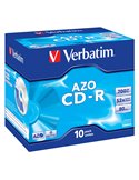 SCATOLA 10 CD-R DATALIFEPLUS JEWEL CASE 1X-52X 700MB SERIGRAFATA CRYSTAL 43327