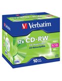SCATOLA 10 CD-RW DATALIFEPLUS 8X-10X 700MB SERIGRAFATO_RISCRIVIBILE 43148