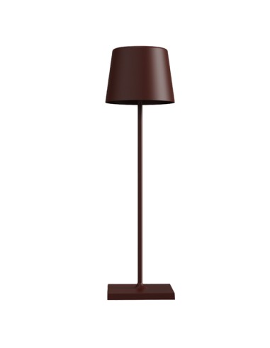 Lampada da tavolo 851 ricaricabile 8xH30cm metallo marrone Palmina DL-XTD851BN No Brand LAMPADE DA TAVOLO