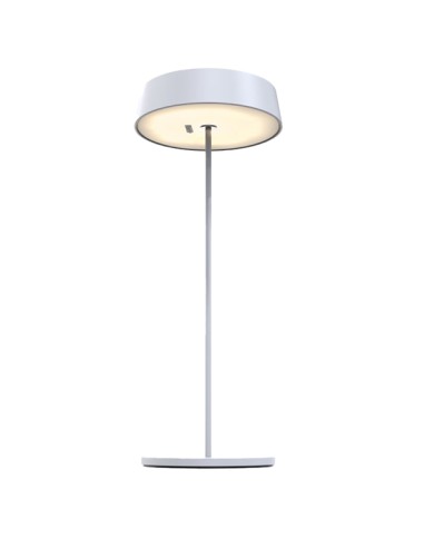 Lampada da tavolo 901 c/aggancio magnetico alluminio bianco Palmina DL-XTD901WT