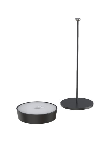 Lampada da tavolo 901 c/aggancio magnetico alluminio nero Palmina DL-XTD901BK