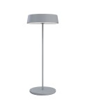 Lampada da tavolo 901 c/aggancio magnetico alluminio grigio Palmina DL-XTD901GY