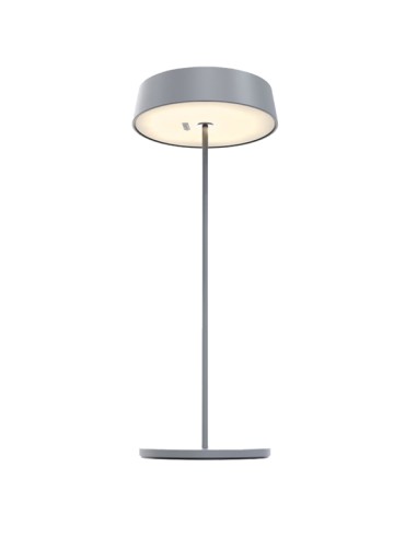 Lampada da tavolo 901 c/aggancio magnetico alluminio grigio Palmina DL-XTD901GY