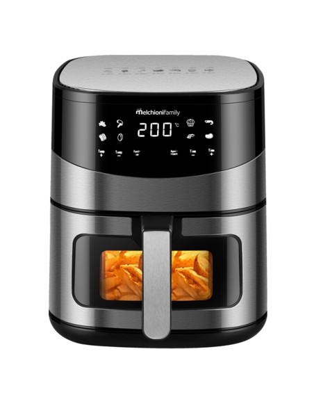 Friggitrice ad aria con doppia resistenza Arianna 6,5Lt 2000W Melchioni 118340047 Melchioni Family PICCOLI ELETTRODOMESTICI