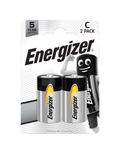BLISTER 2 mezze torce LR14 Everyday C ENERGIZER U200214 Energizer PILE