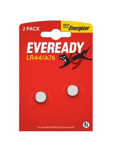 2 MICROPILE A PASTIGLIA LR44 ALCALINA 1,5V ENERGIZER U300044 Energizer PILE