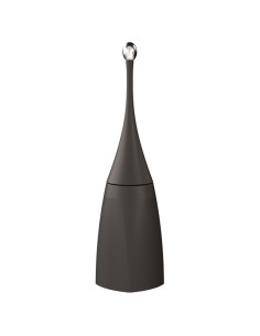 Portascopino da terra EColored 12 x 12 x 48cm vesuvian black Mar Plast A65400VB MAR PLAST ACCESSORI PER IL BAGNO E DISPENSER