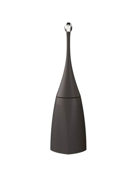Portascopino da terra EColored 12 x 12 x 48cm vesuvian black Mar Plast A65400VB MAR PLAST ACCESSORI PER IL BAGNO E DISPENSER