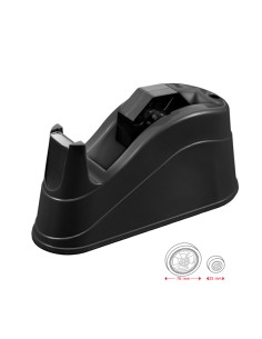 Dispenser da tavolo big c/portapenne nero per nastri 33/66mt Starline 3121NE