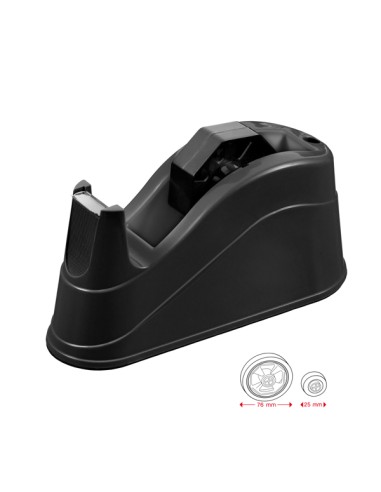 Dispenser da tavolo big c/portapenne nero per nastri 33/66mt Starline 3121NE