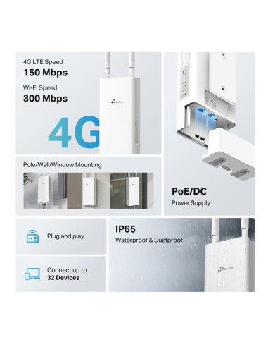 Router 4G Wi-Fi 300Mbps TP-LINK TL-MR100 TP-LINK ROUTER & ACCESS POINT