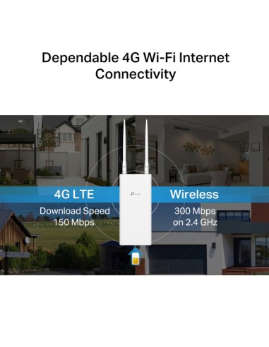 Router 4G Wi-Fi 300Mbps TP-LINK TL-MR100 TP-LINK ROUTER & ACCESS POINT
