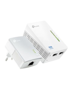 Starter Kit Powerline AV600 + Wi-Fi N 300Mbps con 2 porte Fast Ethernet TP-LINK TL-WPA4220 KIT TP-LINK POWERLINE