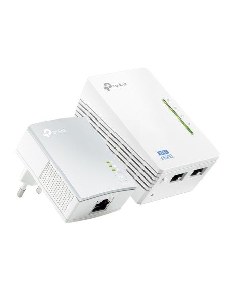Starter Kit Powerline AV600 + Wi-Fi N 300Mbps con 2 porte Fast Ethernet TP-LINK TL-WPA4220 KIT TP-LINK POWERLINE