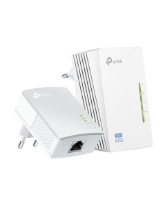 Starter Kit Powerline AV600 + Wi-Fi N 300Mbps con 2 porte Fast Ethernet TP-LINK TL-WPA4220 KIT TP-LINK POWERLINE 2