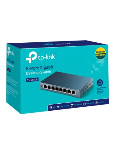Switch 8 porte 10/100/1000Mbps Desktop TP-LINK TL-SG108 TP-LINK SWITCH