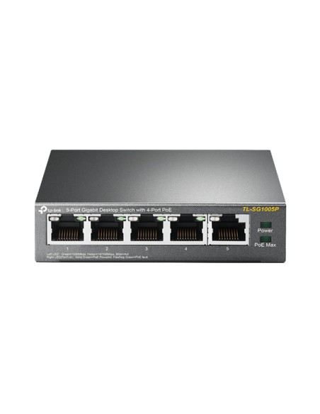 Switch Desktop 5 Porte Gigabit, 4 porte PoE TP-LINK TL-SG1005P