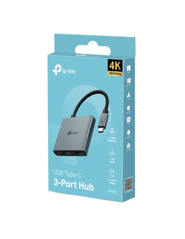 Hub USB Type-C con 3 porte TP-LINK UH3020C TP-LINK ADATTATORI WIRELESS