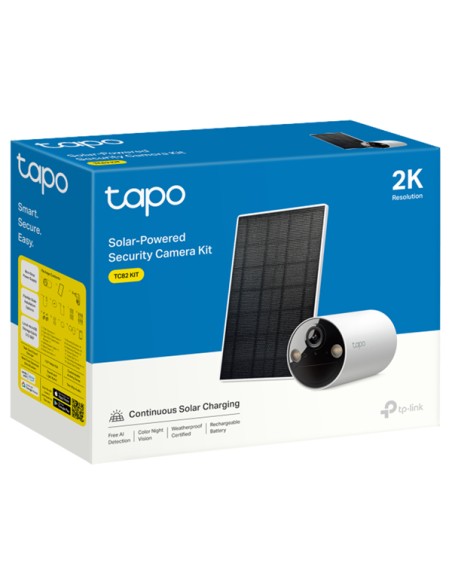 Telecamera di Sicurezza TC82K con pannello ad Energia Solare 2K TP-LINK TC82 KIT